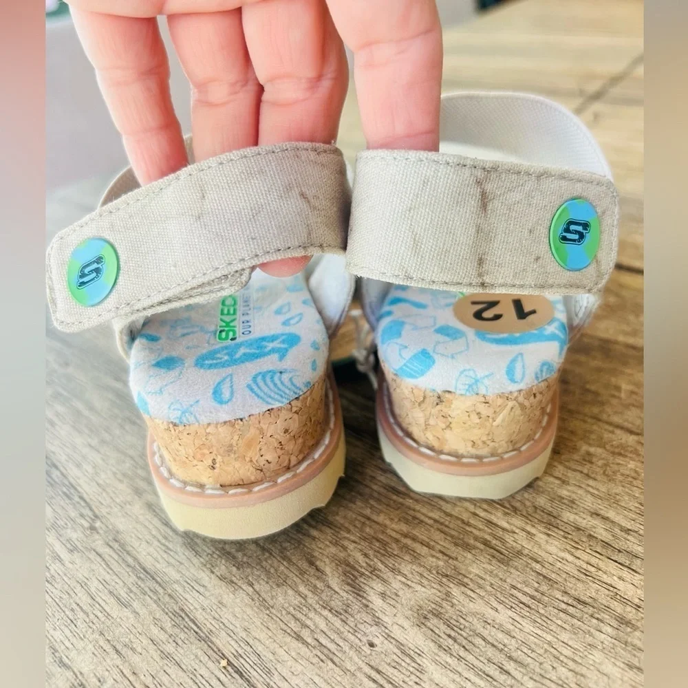 Skechers Kids' Bobs Desert Kiss Eco Sweetie - Natural size 12 NEW WITH TAGS
